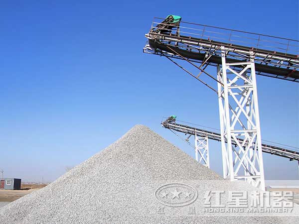 日出2000吨制砂机制砂效果